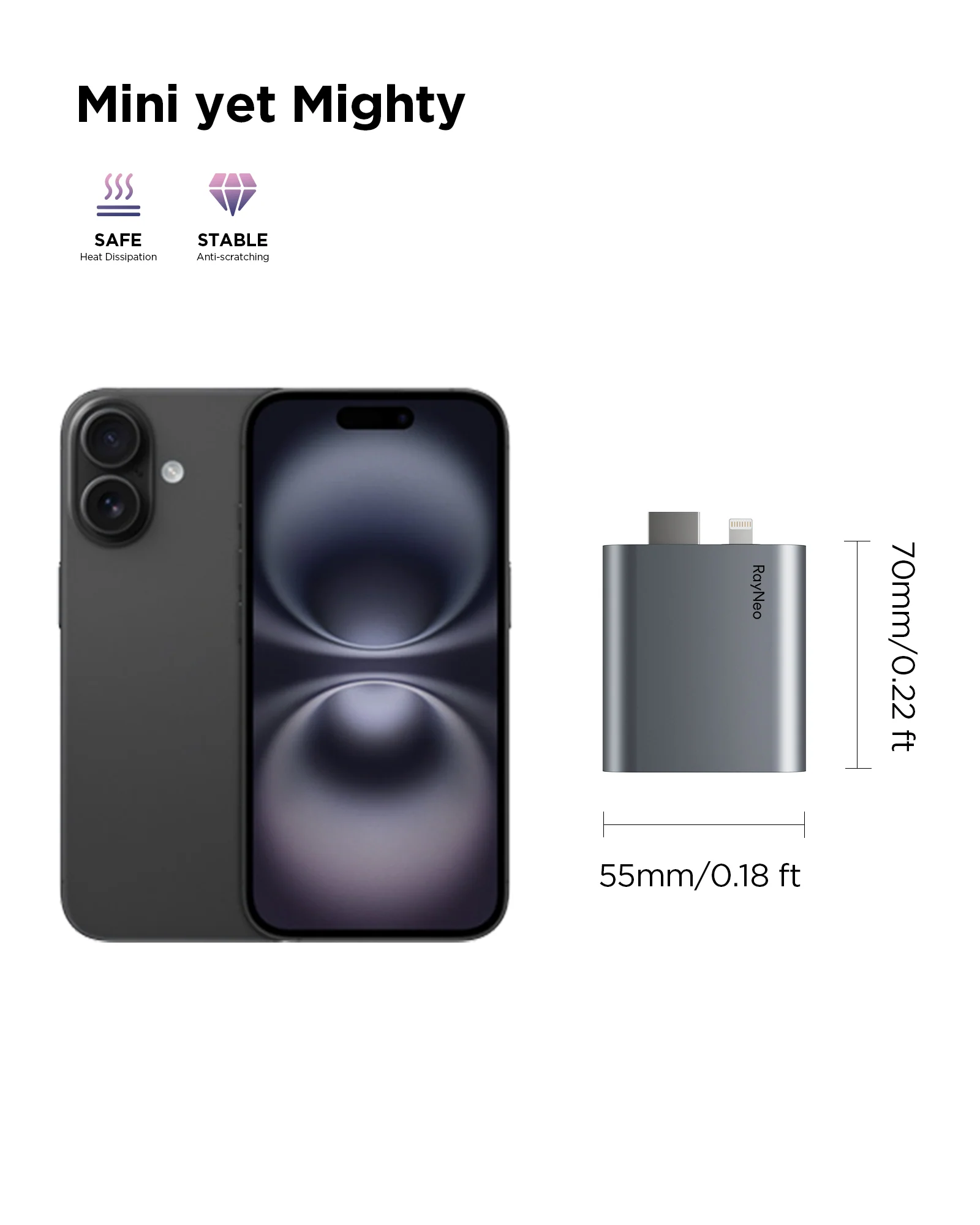 HDMI 2.0 to Type-C and charging adapter for AR Glasses - Image 6