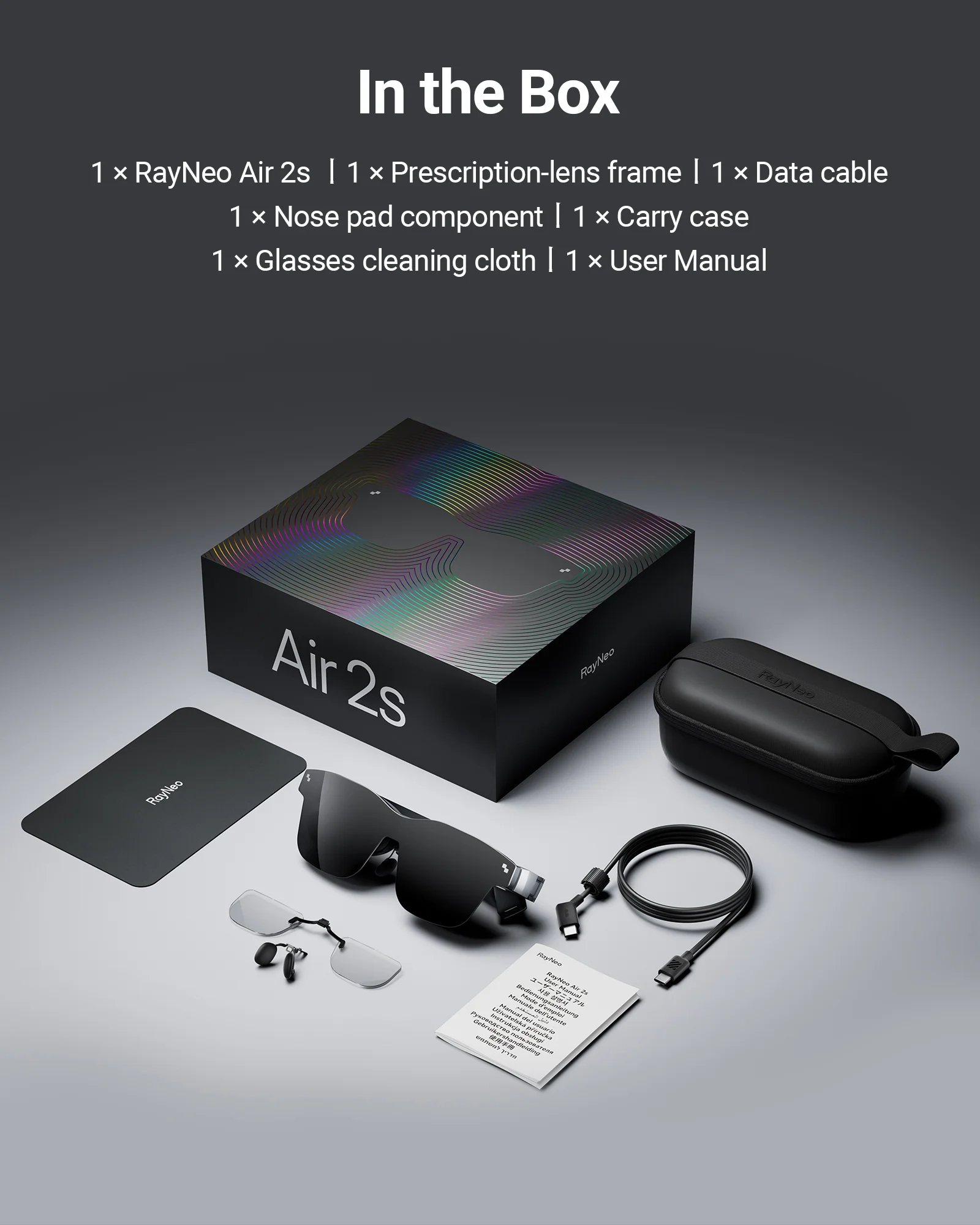 RayNeo Air 2s AR Glasses 201" 120Hz 600 nits - Image 10